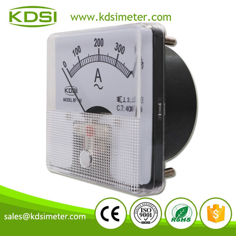 KDSI Electronic Apparatus BP-60 AC400/5A Analog AC Panel Ammeter