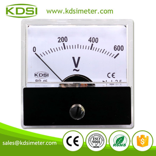 KDSI Electronic Apparatus BP-45 AC600V Rectifier Analog AC Super-mini Panel Voltmeter