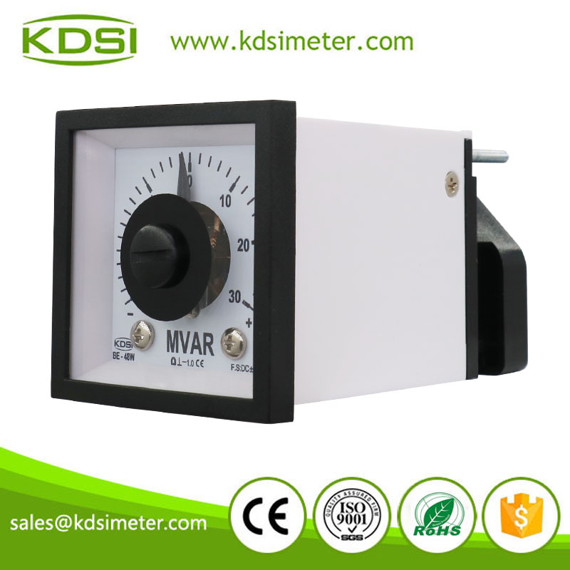 Easy Installation BE-48W DC+-5mA +-30MVar Wide Angle Analog DC Amp Power Panel Meter