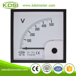 Hot Selling Good Quality BE-96 DC10V 500V analog dc panel mount voltmeter