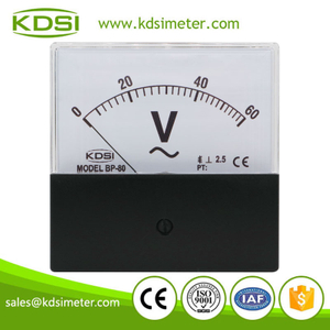 Hot sales BP-80 AC60V black cover analog panel ac voltage meter