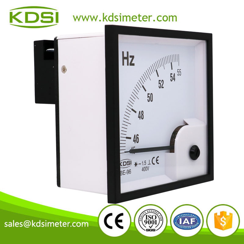 Factory direct sales BE-96 45-55Hz 400V analog panel voltage frequency meter