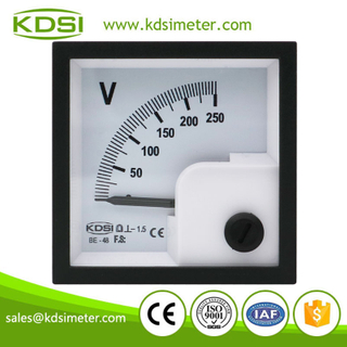 Industrial universal BE-48 DC250V analog dc panel mount voltmeter