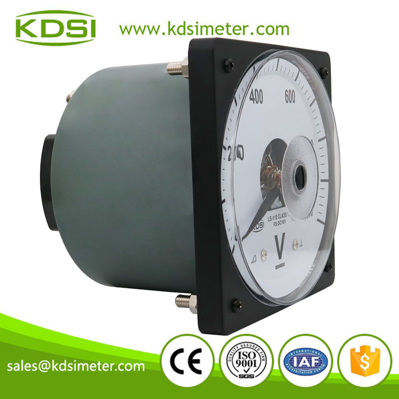 Hot sales marine meter LS-110 DC10V 1000V wide angle analog dc panel mount voltmeter