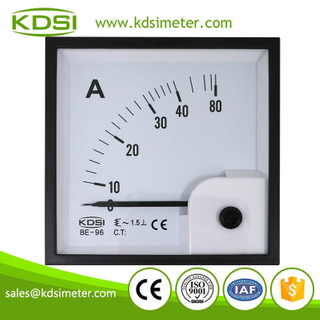 Hot sales BE-96 AC40A direct ac analog panel ammeter with output