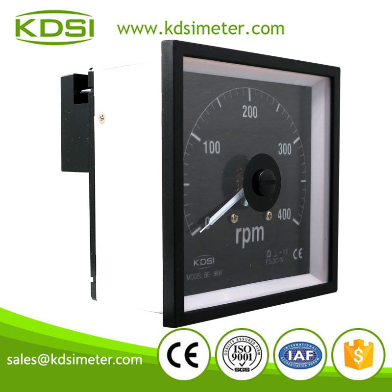 Portable Precise BE-96W DC10V 400rpm Backlighting Wide Angle Panel Analog Volt Led Rpm Meter