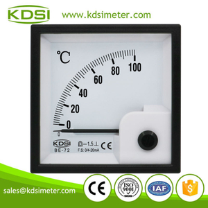 20 Years Manufacturing Experience BE-72 DC4-20mA 100C analog dc panel amp temperature meter