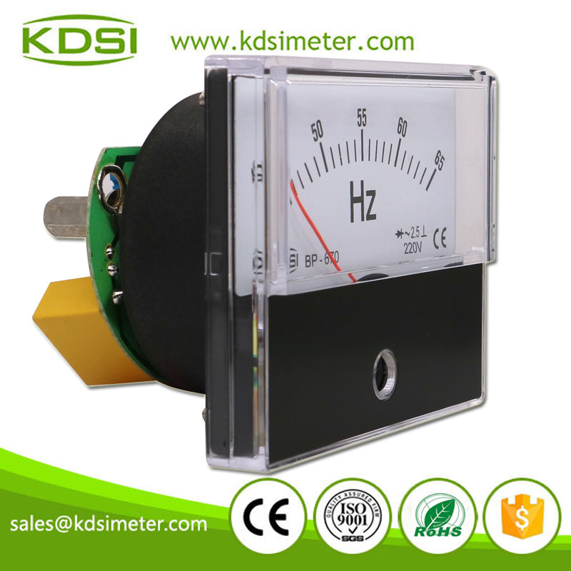 BP-670 Frequency meter 220V 45-65HZ factory direct sales panel meter,HZ meter