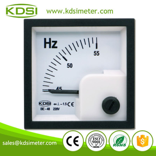 KDSI Electronic Apparatus BE-48 45-55Hz 220V Analog Panel Electrical Frequency Meter