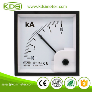 Durable In Use BE-96 DC+-10V +-10kA Analog DC Panel Mount Ammeter