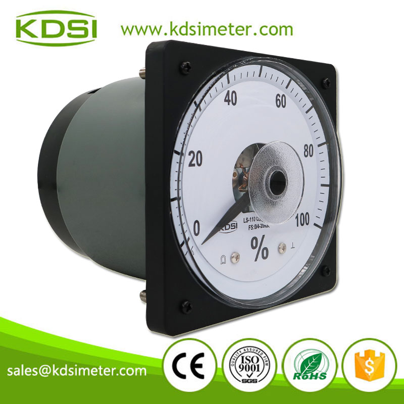 KDSI Electronic Apparatus LS-110 DC4-20mA 100% Wide Angle Analog Amp Panel Load Meter