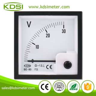 KDSI Electronic Apparatus BE-80 DC30V Direct Panel Analog DC Voltage Meter
