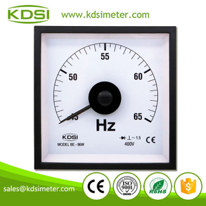 Easy Operation BE-96W 45-65Hz 400V Wide Angle Analog Voltage Frequency Hz Meter