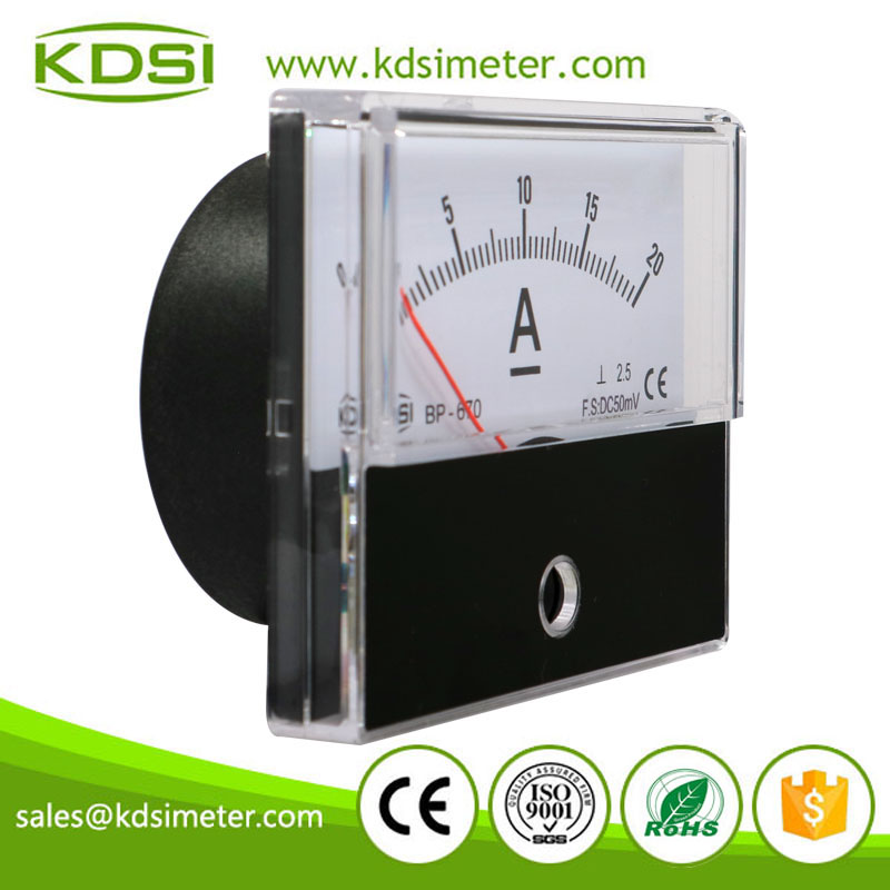 Classical BP-670 DC50mV 20A DC Analog Panel Volt Ampere Meter
