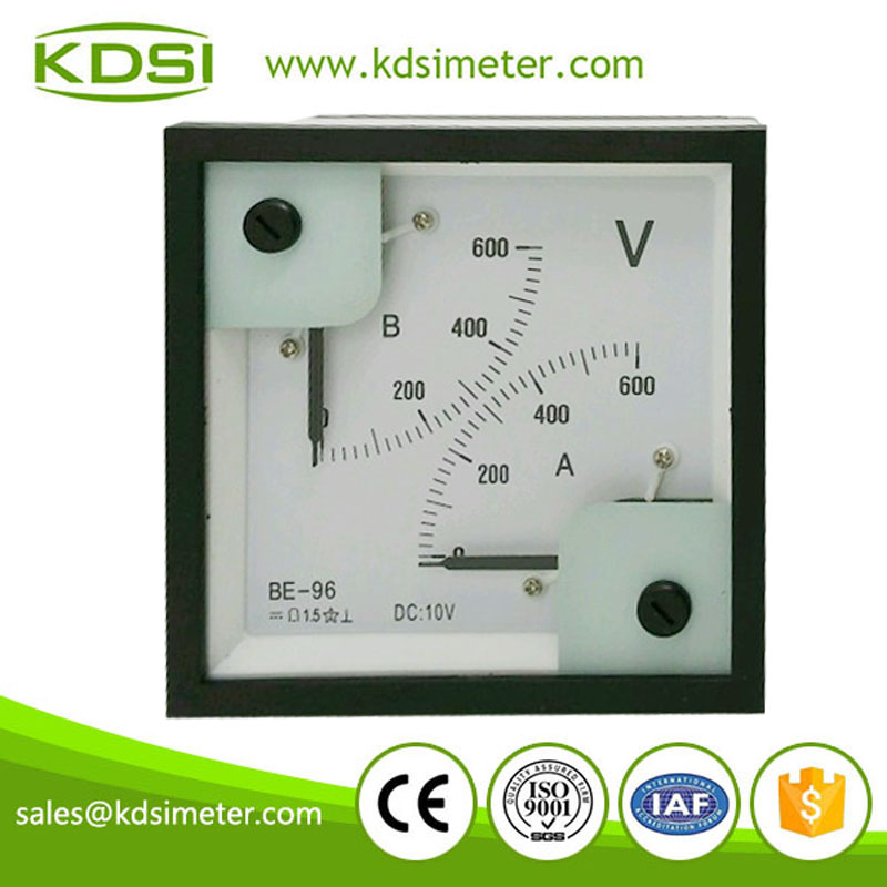 BE-96 DC10V 600V double voltmeter