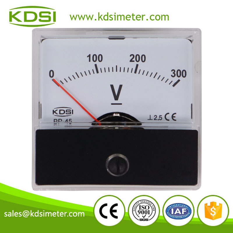 KDSI electronic apparatus BP-45 DC300V panel dc super mini analog voltmeter