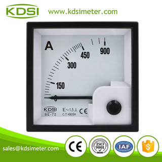 Hot Selling Good Quality BE-72 AC450/5A analog ac panel ampere indicator