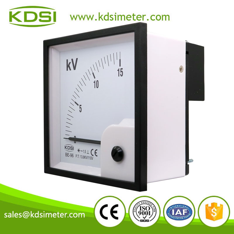 Classical BE-96 AC15kV 13.8kV/110V Rectifier Analog AC High Voltage Panel Meter