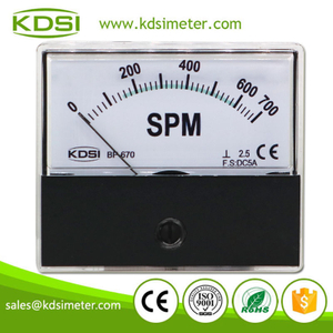 CE Approved BP-670 DC5A 700SPM DC Amp Analog SPM Panel Meter