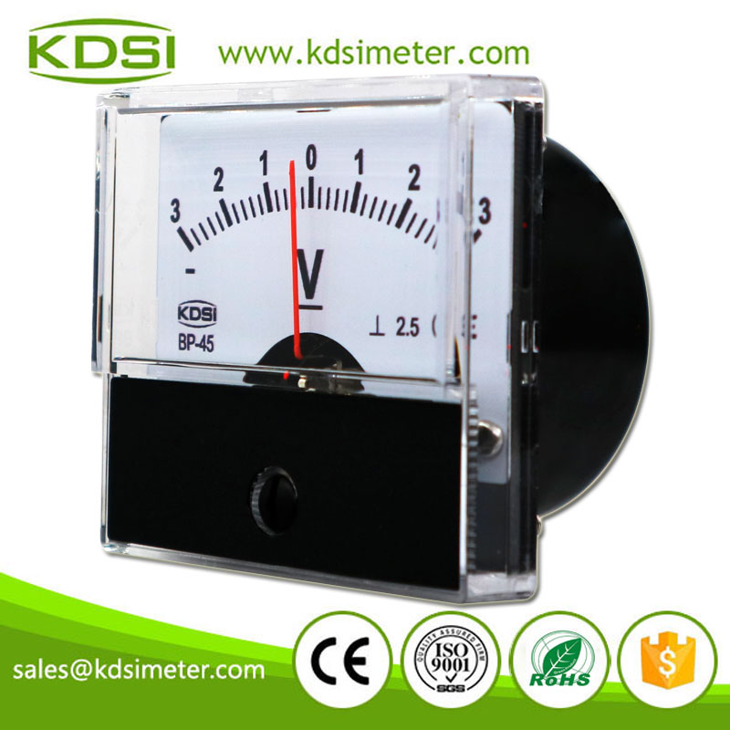 Hot Sales BP-45 DC+-3V Analog DC Super-mini Panel Volt Meter