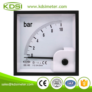 Hot Selling Good Quality BE-96 DC4-20mA 10bar DC Analog Current Pressure Panel Meter