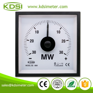 Portable Precise BE-96W DC+-5mA +-30MW Wide Angle Analog DC Current Watt Meter