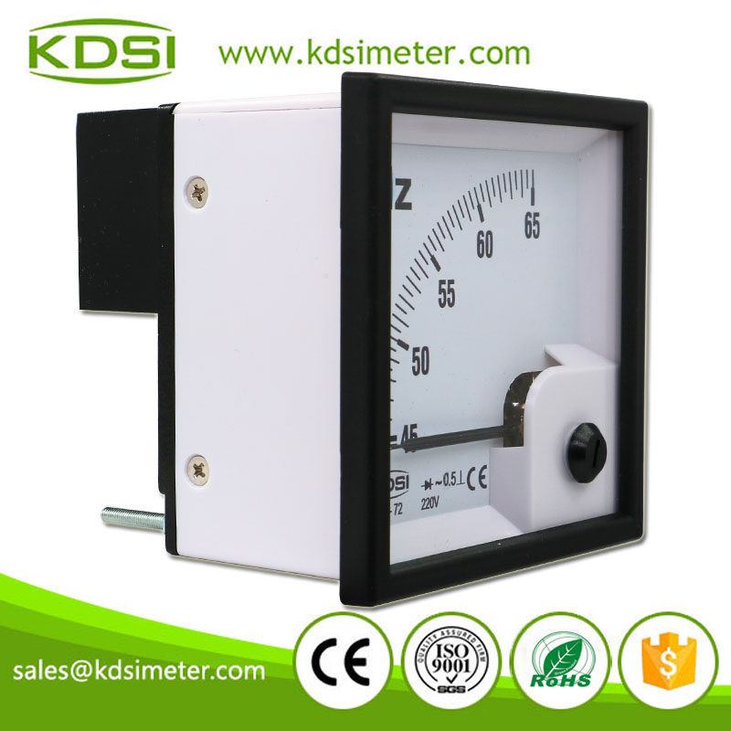 Portable Precise BE-72 45-65HZ 220V Analog Panel Electrical Frequency Hz Meter 