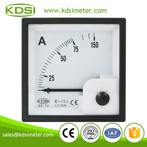 New Hot Sale Smart BE-72 AC75/1A ac analog amp current panel meter