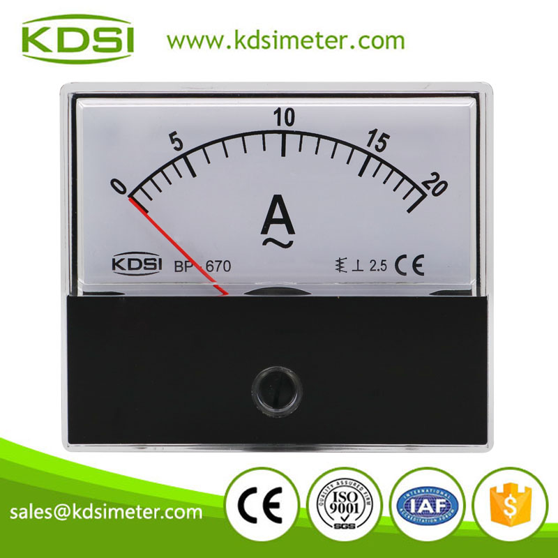 Hot Selling Good Quality BP-670 AC20A direct analog ac panel ampere indicator