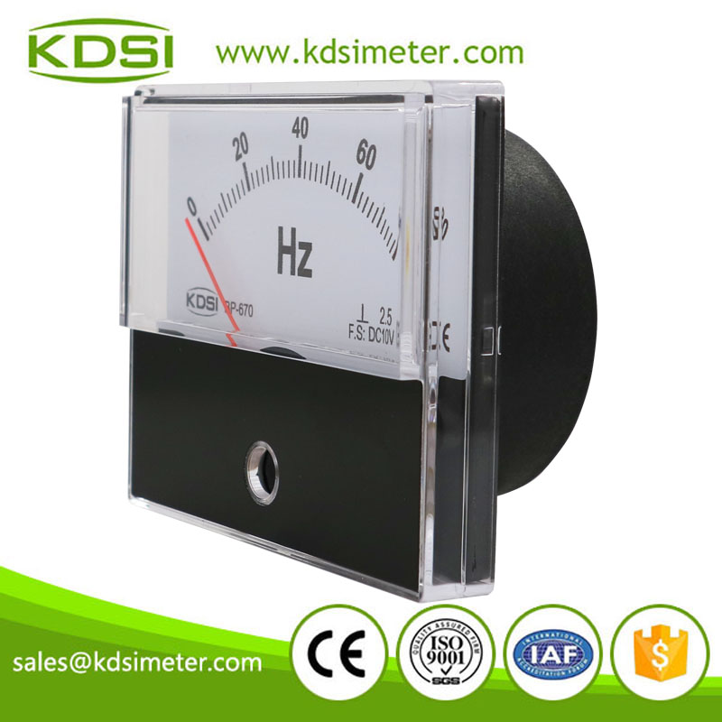 High quality BP-670 DC10V 80Hz analog dc voltage panel meter
