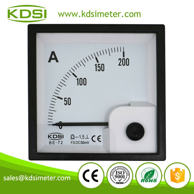 20 Years Manufacturing Experience BE-72 DC50mV 200A Analog DC Panel Volt Ampere Indicator