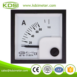 Hot Selling Good Quality BE-48 AC80/1A analog ac panel ammeter with output