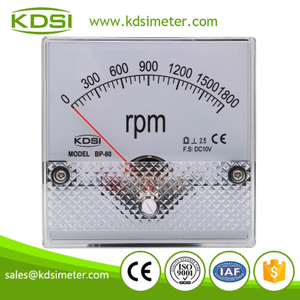Durable in use BP-80 DC10V 1800rpm analog dc rpm meter