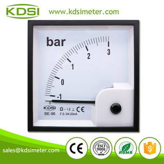Hot Selling Good Quality BE-96 DC4-20mA -1-3bar DC Analog Amp Panel Pressure Meter