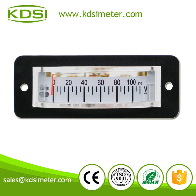 Factory Direct Sales BP-15 DC110V Analog Thin Edgewise Panel Voltage Meter