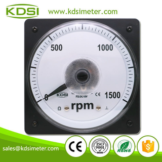 KDSI Electronic Apparatus LS-110 DC10V 1500rpm Wide Angle Analog Voltage RPM Panel Meter