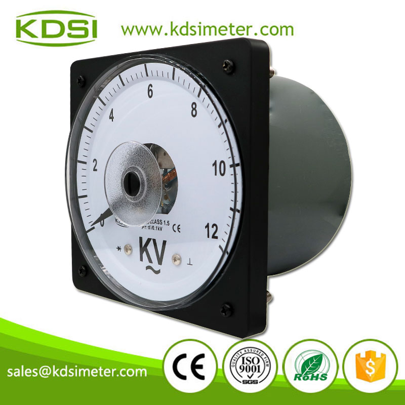 Original Manufacturer High Quality LS-110 AC12kV 11/0.1kV Wide Angle Analog AC Panel Mount Voltmeter