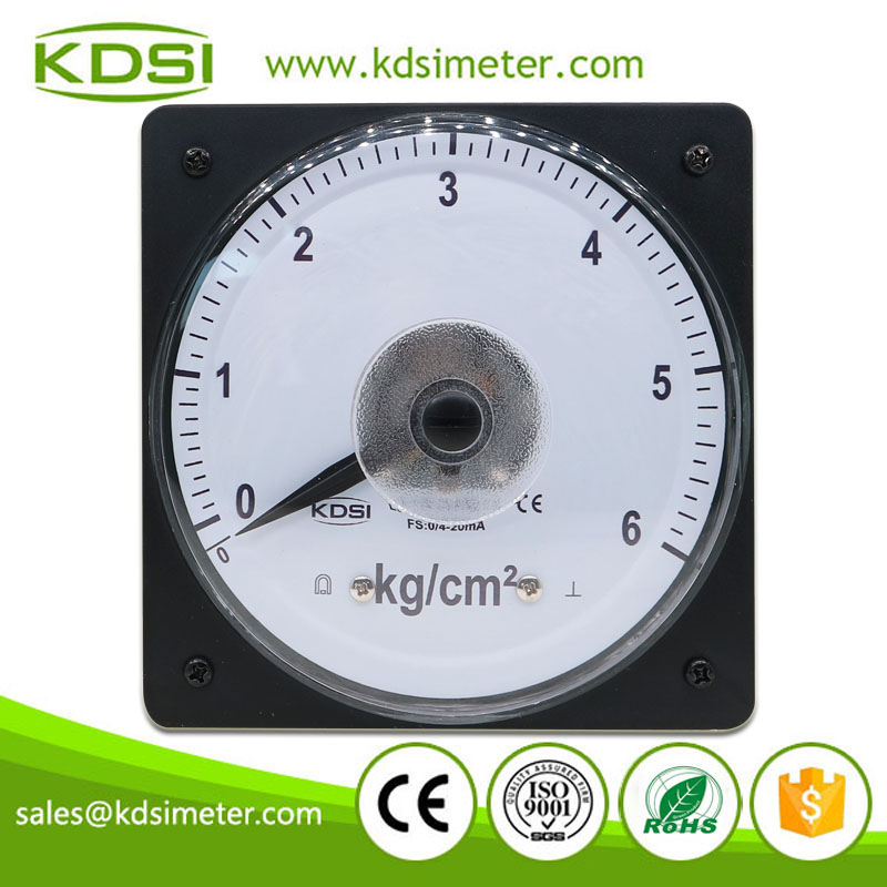 Easy Operation LS-110 DC4-20mA 6kg/cm2 Wide Angle DC Analog Amp Panel Pressure Meter