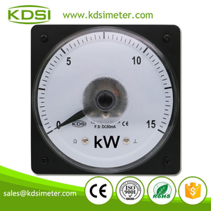 Industrial Universal LS-110 DC50mA 15kW Wide Angle DC Analog Ampere Panel kW Meter