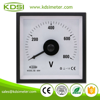 High Quality BE-96W DC800V Wide Angle DC Analog Panel Voltage Meter