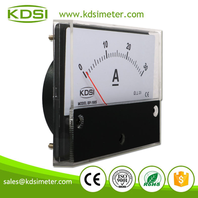 Hot Sales BP-100S DC30A Analog DC Panel Mount Ammeter