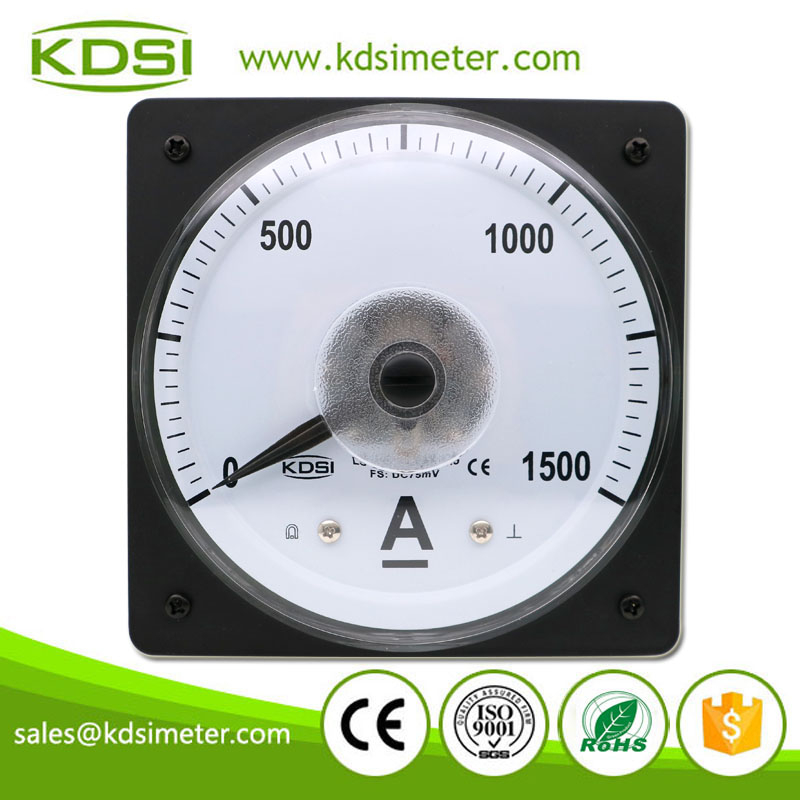 High Quality Professional LS-110 DC75mV 1500A Wide Angle DC Analog Panel Volt Ampere Meter