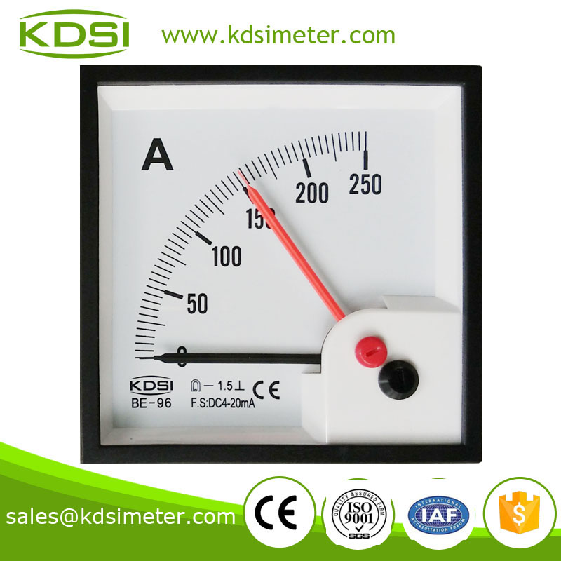 BE-96 4-20mA 250A double pointer ammeter