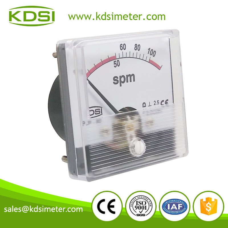 KDSI electronic apparatus BP-60N 60*60 DC25V 0-120SPM analog dc voltmeter