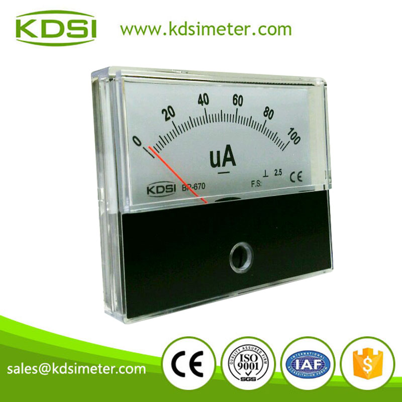 BP-670 DC100uA panel microammeter-1