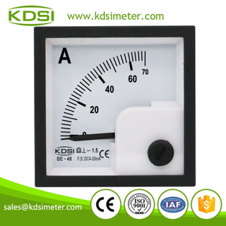 Safe to operate BE-48 DC4-20mA 70A dc analog panel ampere meter