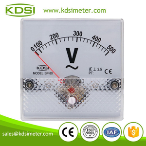 KDSI electronic apparatus BP-80 AC500V analog panel ac voltmeter
