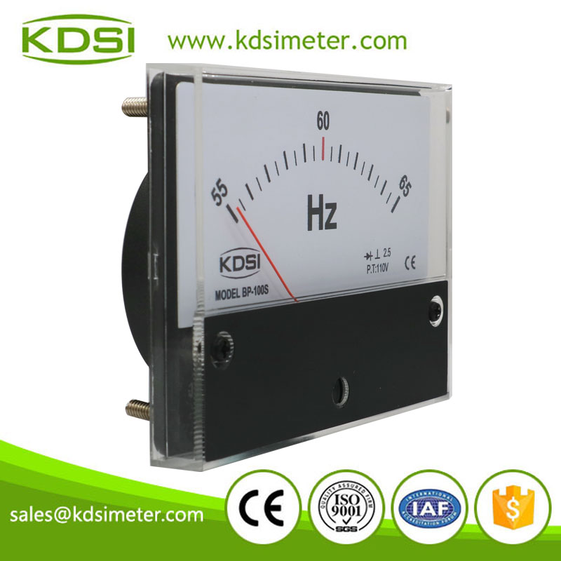 High quality BP-100S 55-65Hz 110V analog panel voltage frequency meter