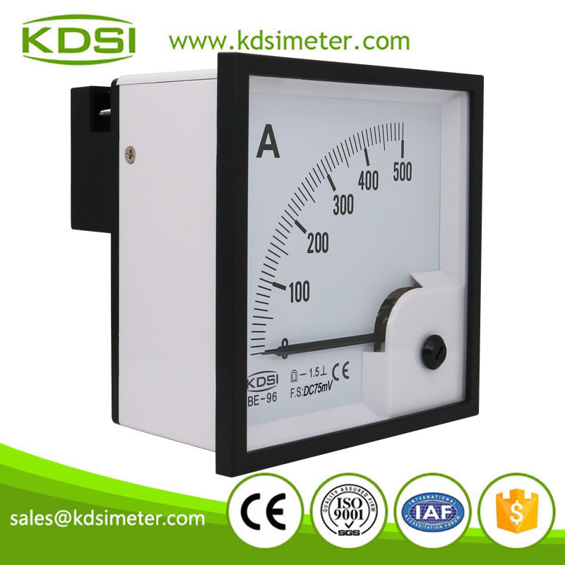 KDSI BE-96 DC75mV 500A analog panel dc high precision ammeter