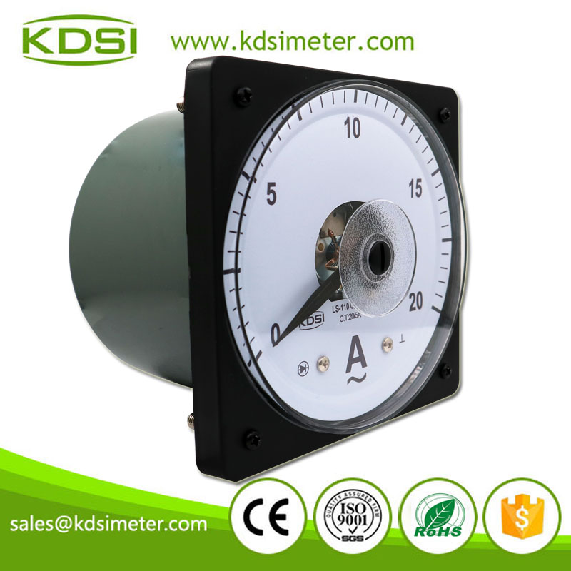 Hot Sales LS-110 AC20/5A Wide Angle AC Analog Panel Ampere Meter